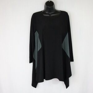 SUN KIM Asymmetrical long sleeve Tunic | Made in USA